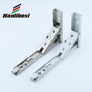 Stainless Steel Foldable Wall Shelf <b>Bracket</b> TF-89 For Storage Behind Doors And On Walls - Product Image 5