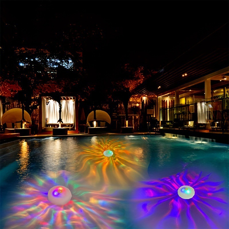 Hot Sale IP68 USB Powered LED Color-Changing Pool Lights Waterproof Plastic for Outdoor Use