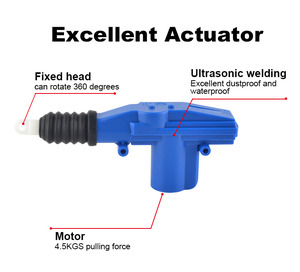 Thiết Bị Truyền Động Khóa Cửa Trung Tâm Xe Hơi Bán Chạy Hệ Thống Khóa Trung Tâm Động Cơ Chính DC 12V 2/5 - Product Image 2