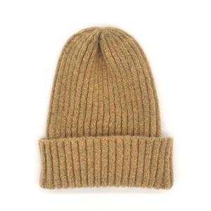 Chapeau d'hiver pour hommes et femmes, chapeau chaud tricoté en laine, mode d'hiver solide, bonnet Hip-hop unisexe - Product Image 2