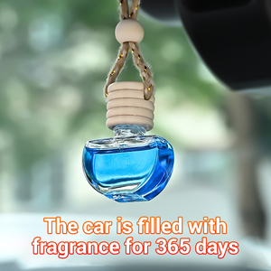 Offre Spéciale – Diffuseur de Parfum Suspendu pour Voiture en Verre – Huiles Essentielles Océan, Gulong, Jasmin, Citron – Garantie 3 Ans – Sans BPA - Product Image 3