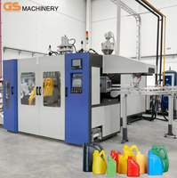 Máquina de Moldeo por Extrusión y Soplado Automática de Alta Eficiencia para Botellas de Plástico de HDPE/PVC para Detergentes, Champú, Limpiadores y Productos Químicos