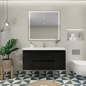 Mobile <span class=keywords><strong>Bagno</strong></span> Moderno di Lusso Impermeabile <span class=keywords><strong>in</strong></span> Alluminio, Montaggio a Parete, <span class=keywords><strong>in</strong></span> Lega di Alluminio a Nido d'Ape con <span class=keywords><strong>Lavabo</strong></span> - Product Image 3