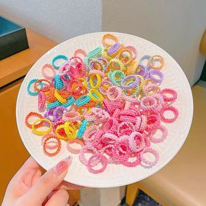 ที่มัดผมและสายรัดพลาสติกสีสันสดใสสำหรับเด็กผู้หญิงตัวเล็กใหม่สำหรับเด็กใช้ในงานปาร์ตี้5ซม. - Product Image 4