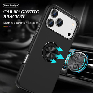 Housse de téléphone antichoc <span class=keywords><strong>2</strong></span> en 1 avec porte-anneau pour iPhone 17 Pro Max New 2025 High End Custom Phone Case - Product Image 4