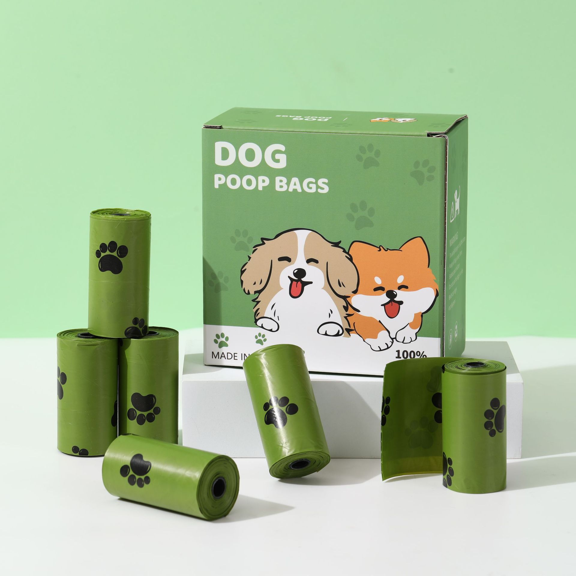 10 rolls per box (including dispenser)