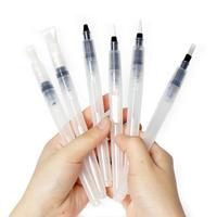 Rechargeable Aquarelle Brosse pour Peinture Fournitures D'art, 6 pièces/ensemble Aquarelle Pinceau Stylo