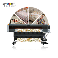 Printer Sublimasi Digital Baru 1.8m 4 Printhead I3200 A1 untuk Pakaian Olahraga Jersey, Transfer Panas Poliester, Garansi 1 Tahun