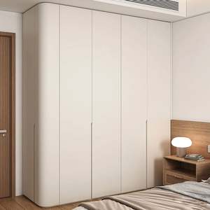 Meubles de chambre à coucher contemporains en promotion, résistance à l'humidité, armoire de chambre à coucher moderne blanche - Product Image 3