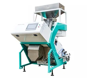 Belt Type Mineral Color Sorter Machine For Stone, Color Processing Machine for Nuts Chickpea Green Peas Walnut