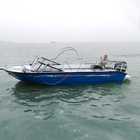 Nouveau design 20 pieds Yacht de pêche de luxe en aluminium Chine 6m bateau à grande vitesse pour les fêtes de famille