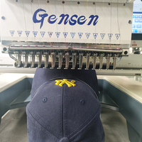 Dahao A15 PRO Máquina de bordado de una sola cabeza para uso doméstico Logotipo de costura en monograma Sombreros Camisas Nueva condición Componente de motor central