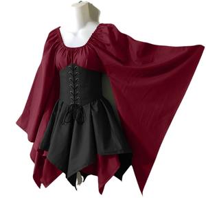 <span class=keywords><strong>Disfraz</strong></span> de Hada <span class=keywords><strong>Medieval</strong></span> Vintage de la Época de Victoria para Mujer, <span class=keywords><strong>Disfraz</strong></span> de Princesa con Vendaje para Fiesta de Navidad - Product Image 5