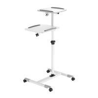 Support universel flexible en bois réglable en hauteur pour ordinateur portable et chariot de projection