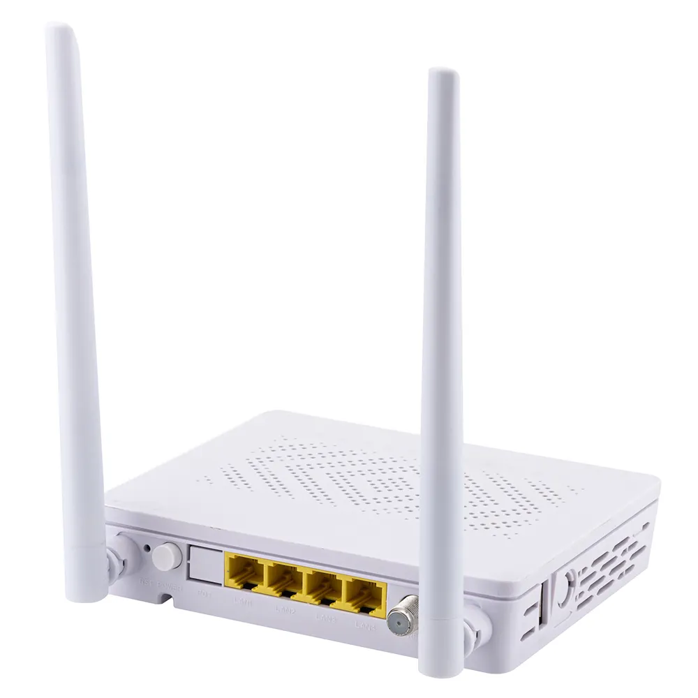 Xpon gpon epon onu ont modem 1ge + 3fe + wifi + catv + usb