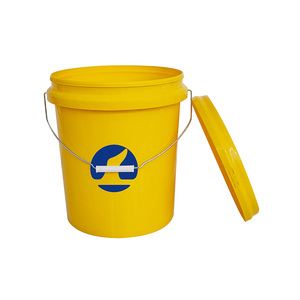 <span class=keywords><strong>Precio</strong></span> de fábrica, barriles redondos de almacenamiento de plástico de 20 litros para embalaje, Cubo de pintura de plástico vacío redondo de 20L de alta calidad a la venta - Product Image 1