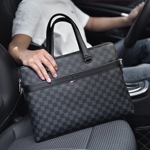 Maletín de Cuero PU Grande para <span class=keywords><strong>Hombre</strong></span>, Estilo Ejecutivo, para Computadora Portátil, Maletín de Negocios - Product Image 5