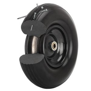 Nouveau 13 pouces 4.00-<span class=keywords><strong>6</strong></span> roue libre plate pneus de voiture de jardin PU fomed roue brouette pneu solide - Product Image 2