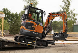 Excavadora de cadenas Doosan DX27 con PLC y bomba hidráulica, 1 año de garantía - Alta eficiencia, precio competitivo - Product Image 2