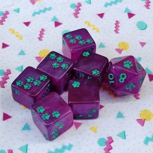 Dados de casino de 6 caras, dados de Pata de Gato de colores surtidos, 16mm para Tenzi, <span class=keywords><strong>Farkle</strong></span>, Yahtzee, Bunco o enseñanza de matemáticas - Product Image 3