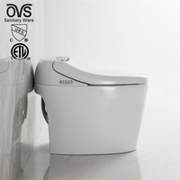 Ovs Cupc Etl Salle de bain automatique haut de gamme moderne Articles sanitaires au sol Toilette intelligente Toilettes intelligentes avec siège chauffant