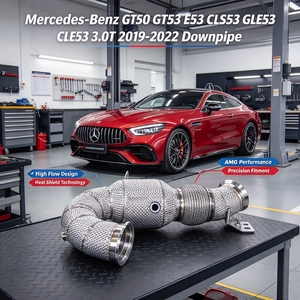 Collecteur d'échappement isolé SS304 pour Mercedes-Benz GT50 GT53 E53 CLS53 GLE53 CLE53 3.0T 2019-<span class=keywords><strong>2022</strong></span> - Product Image 1