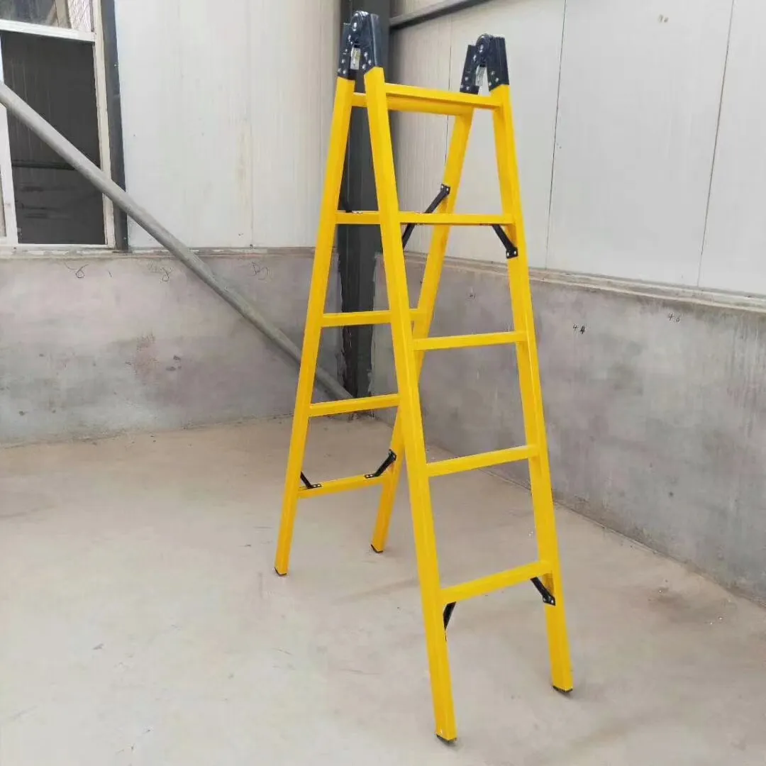 Foldable Multifunctional Aluminum alloy platform Safety anti-Slip Aluminum Alloy Fiberglass Insulated Ladder Step Ladder