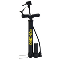 High-Pressure Manual Air Compressor Pump Tire Inflator with Gauge for Car Motorcycle Bicycle-Tools