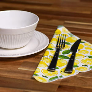 Rouleau de <span class=keywords><strong>papier</strong></span> essuie-tout en coton flanelle réutilisable super absorbant avec logo personnalisé, feuilles de torchon en <span class=keywords><strong>papier</strong></span> <span class=keywords><strong>citron</strong></span> avec rouleau en carton adapté à tous les supports - Product Image 6