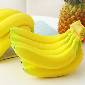 Fruta Decorativa para Exhibición, Accesorios Realistas, Decoración del Hogar, Racimo de Plátanos Artificiales para Decoración - Product Image 1