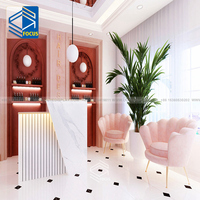 Salon de maquillage, magasin de maquillage, Design d'intérieur, vitrine de perruque cosmétique, Salon de beauté, meubles de magasin de parfum, Design de magasin