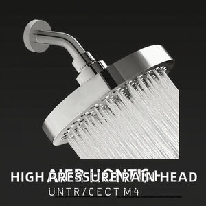 Pomme de douche à haute pression en acier inoxydable, installation facile sans outil, réglable, remplacement pour salle de bain - Product Image 3