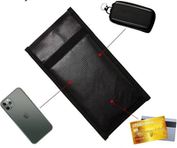 Sac Faraday bloquant les signaux, blindage RFID, ignifuge, étanche, antivol, pochette de voyage pour téléphone portable et clé de voiture