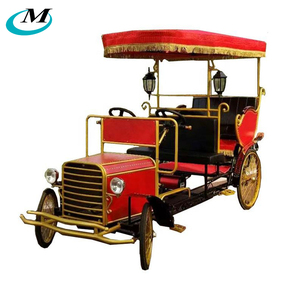 4 sièges Surrey Sightseeing Bicycle Pedal Adult Tourist <span class=keywords><strong>Tricycle</strong></span> Road <span class=keywords><strong>Tandem</strong></span> Rickshaw Can Seats 4 Passagers Park Zoo Use - Product Image 5