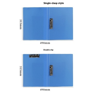 Nhà máy cung cấp trực tiếp A4 tập tin lưu trữ thư mục duy nhất đôi PP vật liệu văn phòng Nguồn cung cấp - Product Image 3