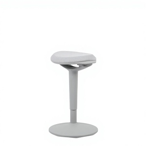 Tabouret de bar moderne en plastique Henglin Moore, chaise de bureau ergonomique à hauteur réglable, confortable pour une utilisation prolongée, pivotante, pour atelier - Product Image 3