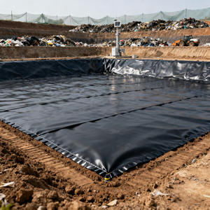 Mật độ cao polyethylene HDPE <span class=keywords><strong>geomembrane</strong></span> 1.5 mét UV kháng cho bãi rác dự án - Product Image 2