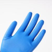 Gants de nettoyage durables avec poignets tricotés antidérapants, doublure en floc de latex texturé nid d'abeille, anti-coupure