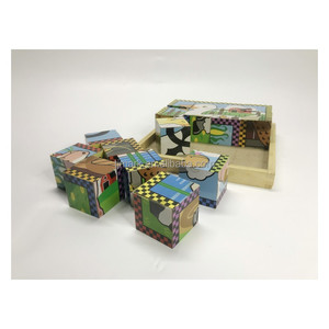 Rompecabezas 3D de Madera TJ MARK - Seis Temas, 16 Piezas, Juguete Educativo Montessori para Edades de 0 a 13+ Años, Certificado CE, Unisex - Product Image 6