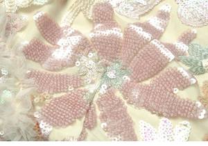 Robe longue de soirée féerique pour femme, ornée de sequins et de fleurs, avec volants en tulle superposés, tendance - Product Image 6