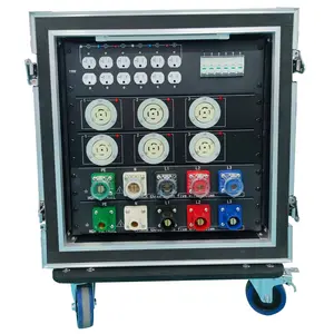 30 Amp Twistlock Salida 3 Fase Power Distribution Rack Stage Dj Audio Power Distro Boxes - Product Image 1