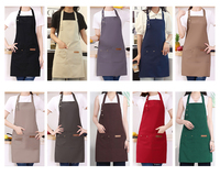Tablier de cuisine en toile et résistant à l'huile réglable pour serveur outil imperméable personnalisé lavable pour charpentier Barista