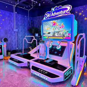 Simulateur <span class=keywords><strong>de</strong></span> ski d'arcade pour adultes, machine <span class=keywords><strong>de</strong></span> jeu vidéo, divertissement en salle, fonctionnement à pièces, effet <span class=keywords><strong>de</strong></span> tempête <span class=keywords><strong>de</strong></span> neige, aurores boréales - Product Image 2