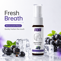 Spray buccal OEM ODM, rafraîchisseur d'haleine, spray pour l'hygiène buccale, saveur menthe, étiquette privée, emballage personnalisé, approvisionnement en gros