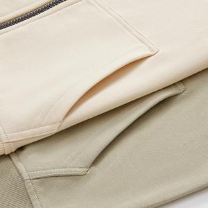 Giacca Cardigan Pesante da <span class=keywords><strong>Uomo</strong></span> con Cappuccio di <span class=keywords><strong>Marca</strong></span> di Moda Americana in Puro Cotone con Cerniera e Opzioni di Personalizzazione - Product Image 4