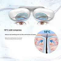 Masseur oculaire d'importation transfrontalière dispositif de compresse chaude et froide pour les soins oculaires réduction efficace des cernes ridules des yeux