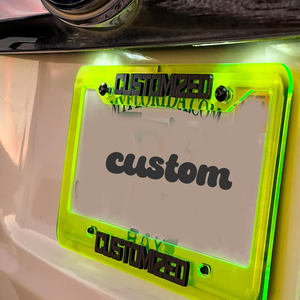 Bán Buôn Tùy Chỉnh Phổ Châu Âu USA Xe Giấy Phép Rõ Ràng <span class=keywords><strong>Acrylic</strong></span> Tấm Khung Tùy Chỉnh Giấy Phép Tấm Khung - Product Image 5