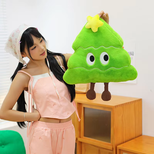 ของเล่นตุ๊กตาต้นคริสต์มาสสีเขียว, ของเล่นตุ๊กตาต้นคริสต์มาสน่ารัก, เหมาะสำหรับเป็นของขวัญสำหรับครอบครัวสำหรับเด็กชายและเด็กหญิง - Product Image 3