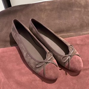 Zapatos Planos de Cuero Genuino Color Rosa Antiguo Estilo Francés 2026 para Mujer, con Lazo Decorativo, Versátiles, Casuales, de Vestir, Nueva Llegada - Product Image 2