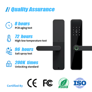 Bloqueo inteligente de aleación de aluminio Tuya F7 Pro-Desbloqueo de huella dactilar/Contraseña Wi-Fi conectado Almacenamiento en la nube - Product Image 6